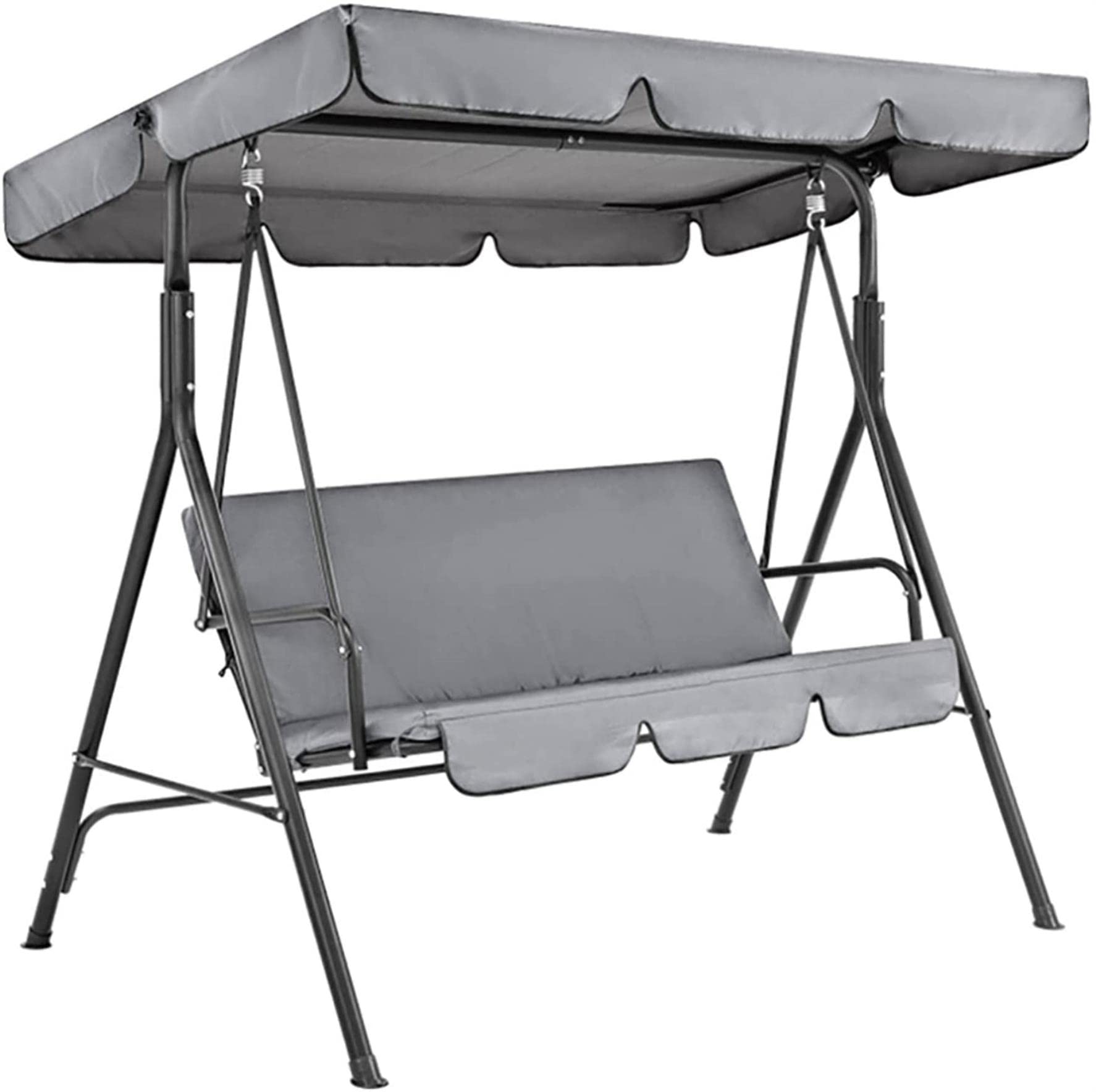 Set di Copertura per Altalena da Patio, Copertura Superiore per Altalena e Copertura per Sedia, Copertura di Ricambio per tettoia per Sedia a Dondolo, Tenda da Sole, Copertura per Altalena