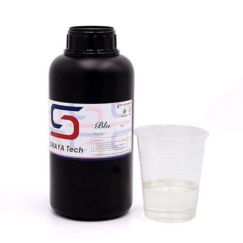 Miniatura 8 de Siraya Tech - Resina de impresión 3D de alta resolución fuerte y precisa, Blu (1 kg), Clear V2