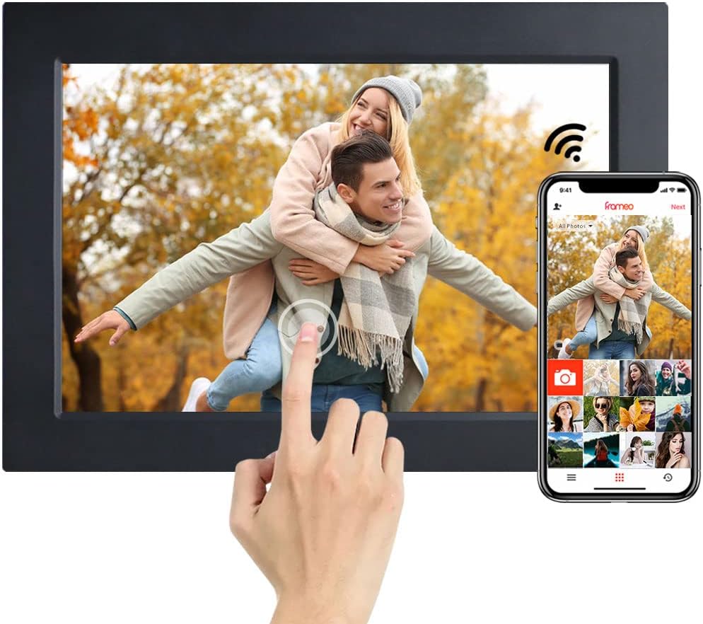 Jaihonda 10 Inch WiFi Digital Photo Frame 1920x1200 IPS Touch Screen