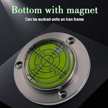 Aluminum Alloy universal level instrument level water bead instrument quasi straight through 50MM magnetic bubble