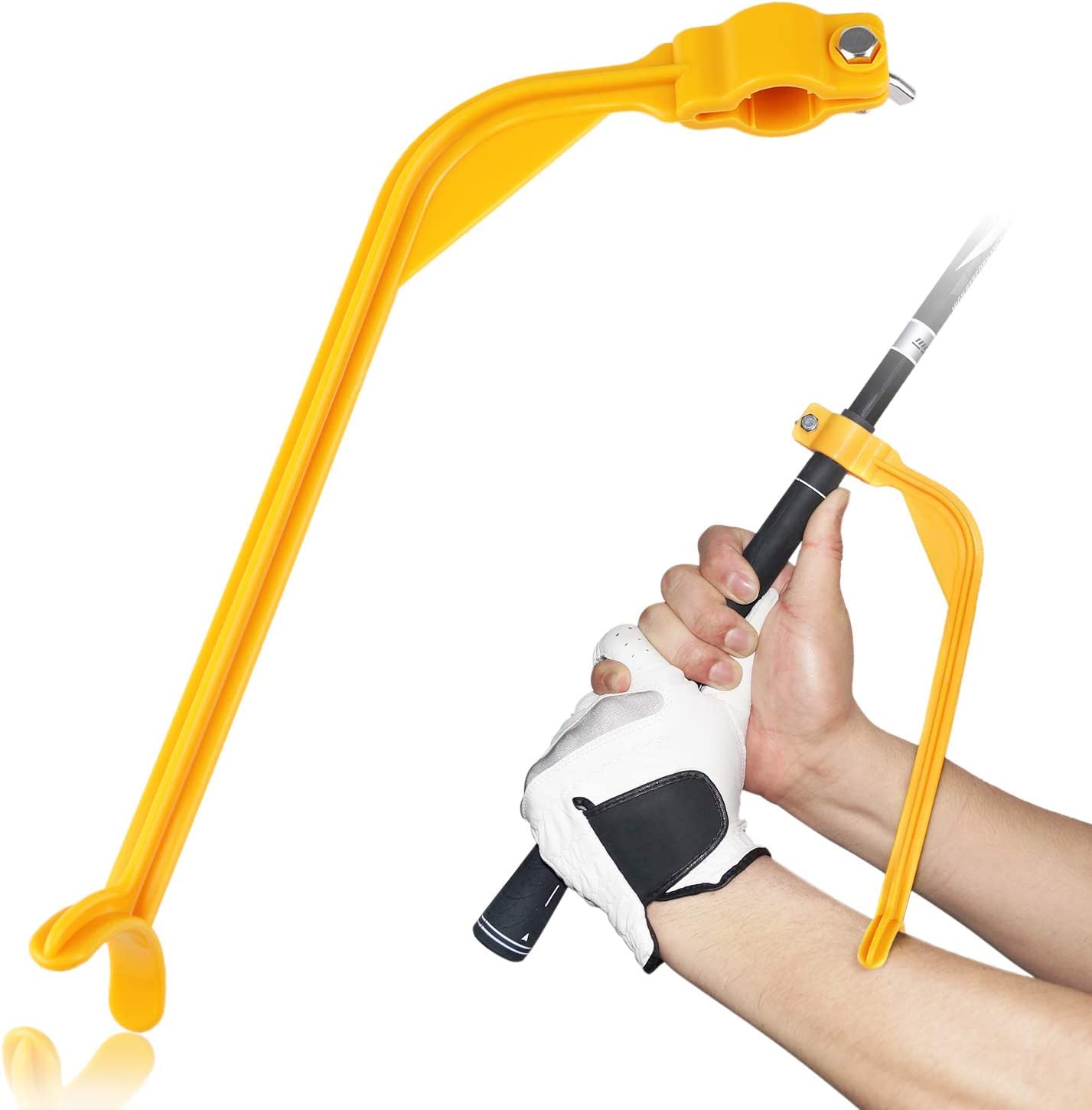 Golf Trainer Swing aid - Golf Beginner Gesture Alignment Tool Golf Clubs Gesture Correct Wrist Training Aids Tools