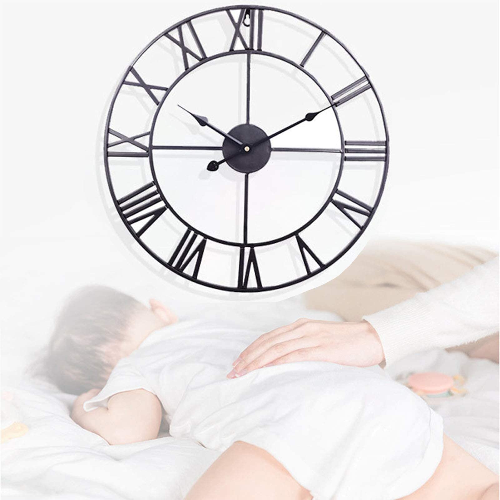 Horloge murale rétro pour salon et café : créez une ambiance vintage nordique et chaleureuse