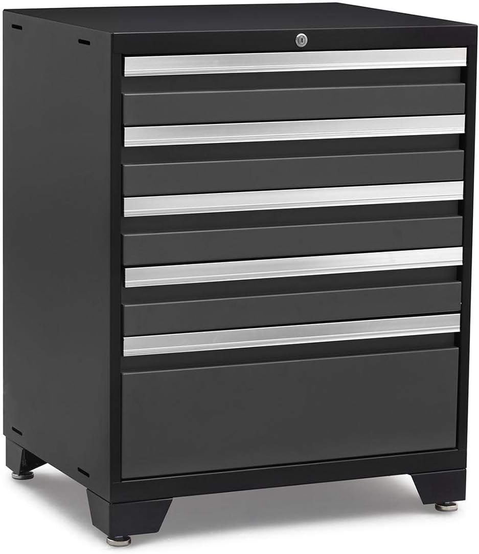 NewAge Products Pro Series 5Drawer Tool Gray, Garage 52004
