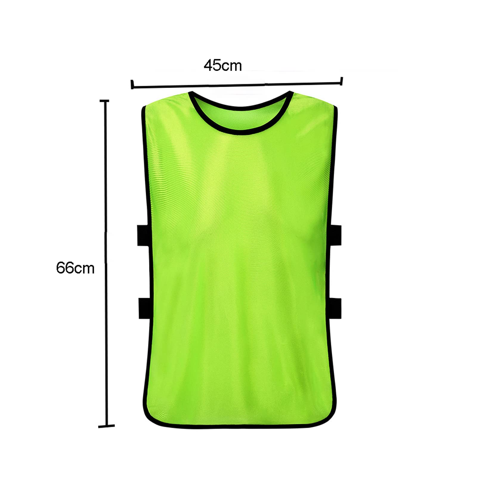 Petos de Futbol para Adultos,Petos Deportivos,Baberos de fútbol/fútbol,Chaleco de Entrenamiento,Juego de 12,con Cintura elástica, Entrenamiento de Netball,Rugby o fútbol