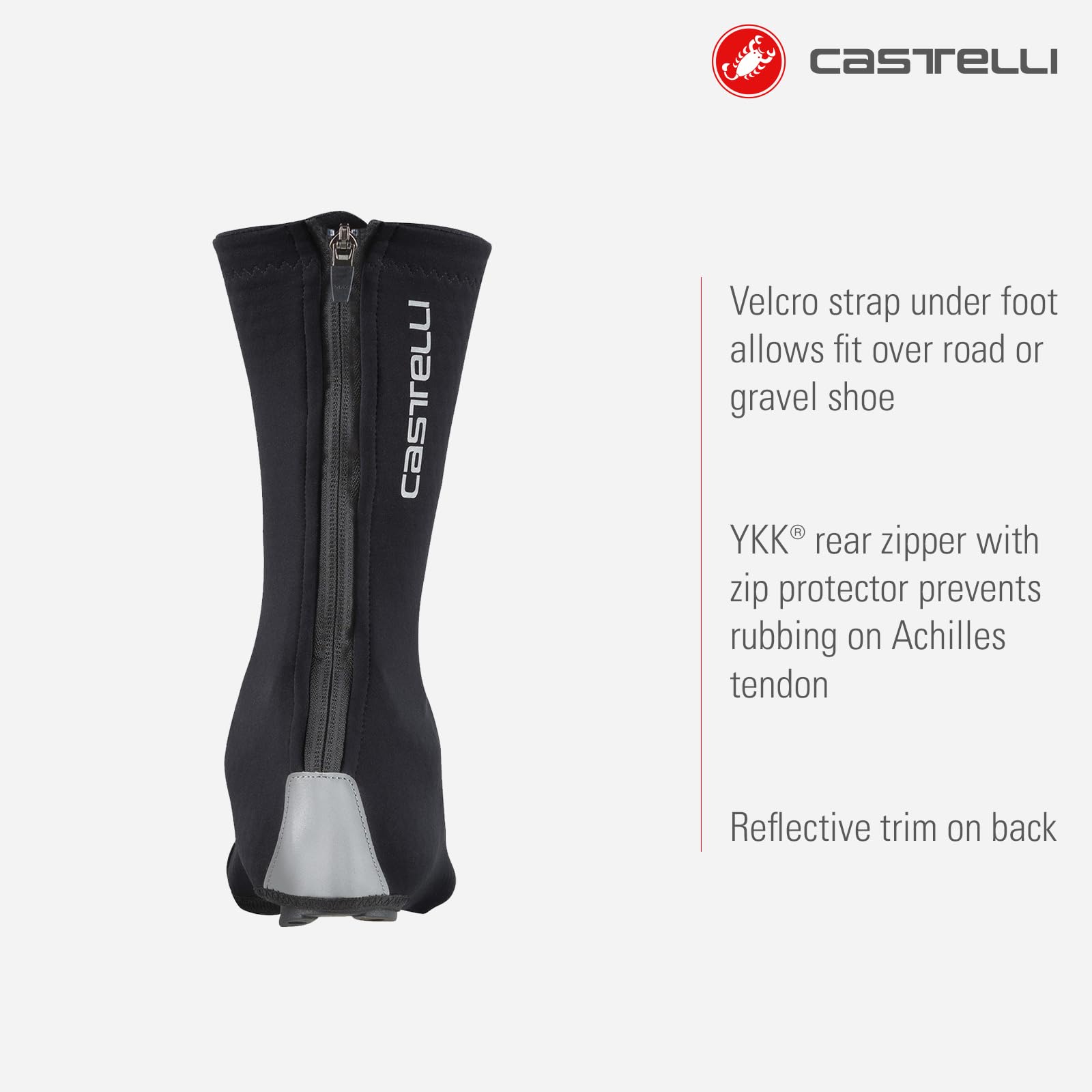 Amazon.com: CASTELLI Men's Espresso 2 Shoecover, Windproof, Water
