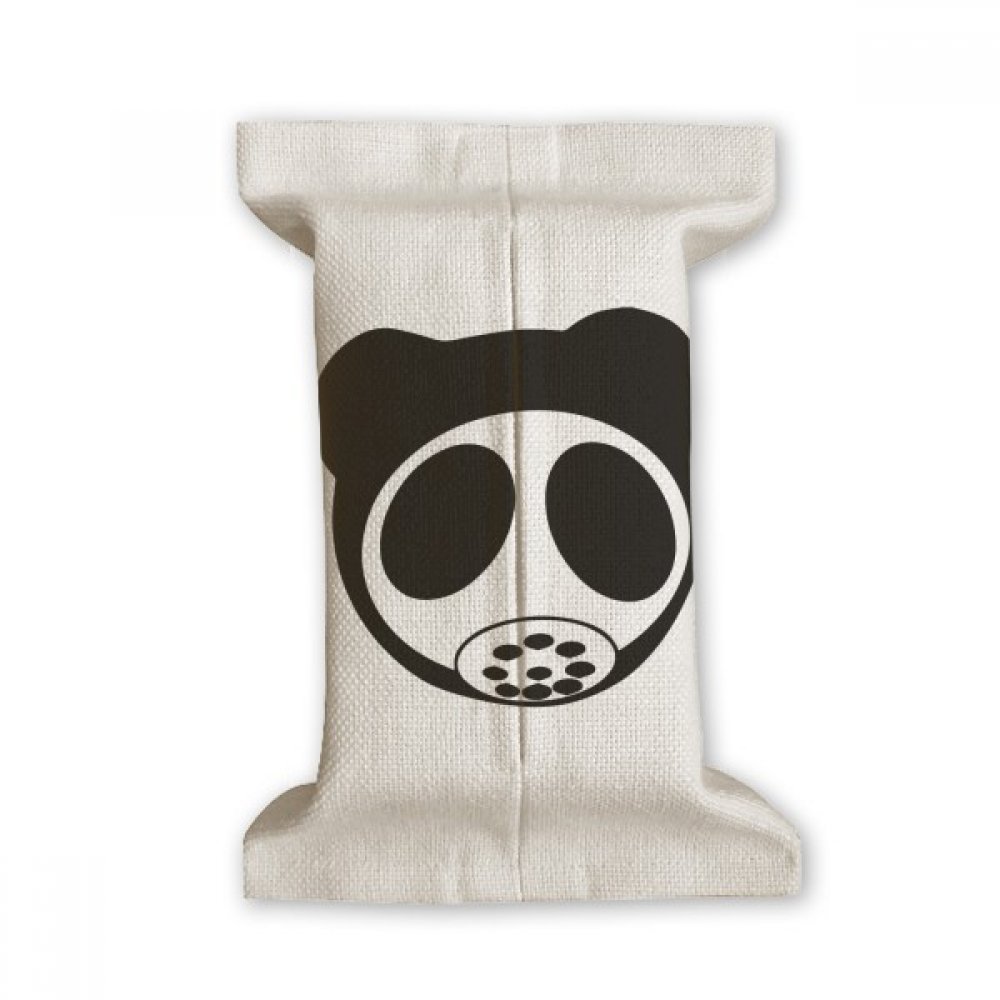 Masque gaz protection de l'environnement porte-tissu coton lin multicolor