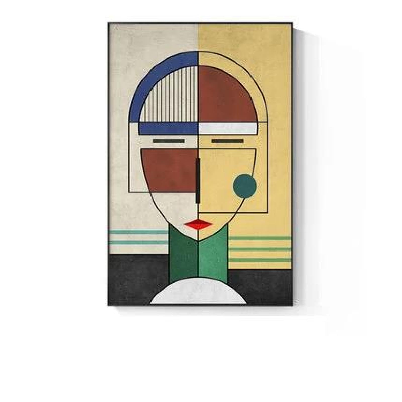Yocheng Impressionist Color Line Woman Art Canvas Painting Abstract Poster Prints Wall Art Picture For Living Room Home Decor 50x70cm No Frame