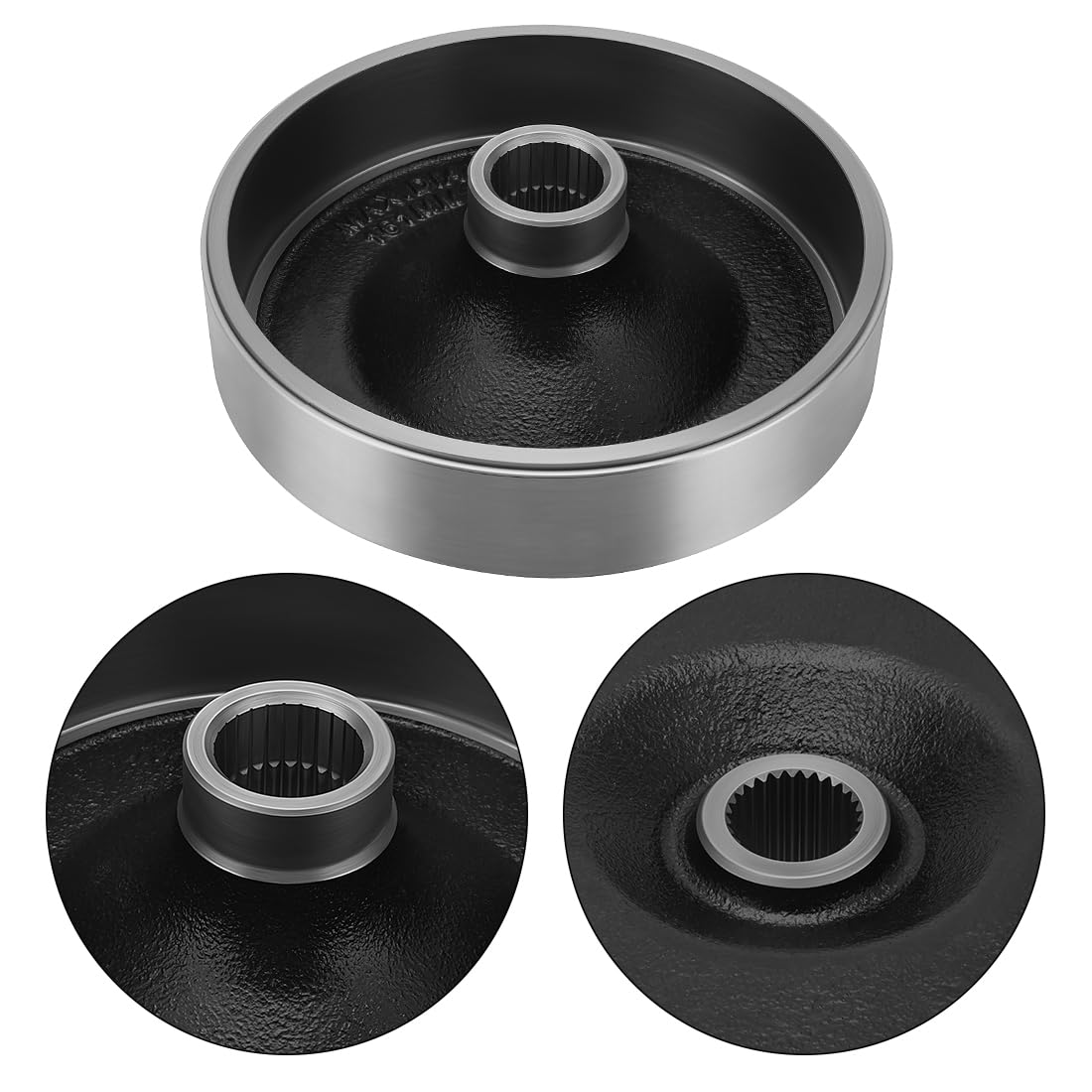 Cubo de tambor de freno trasero para Yama-ha Grizzly 350 Bruin 250 350 Big Bear 250 2004-2014 Kodiak 400 2x4 2003-2004 Kodiak 400 4x4 2004 Big Bear 400 2005-2006 Wolverine 350 2006-2009