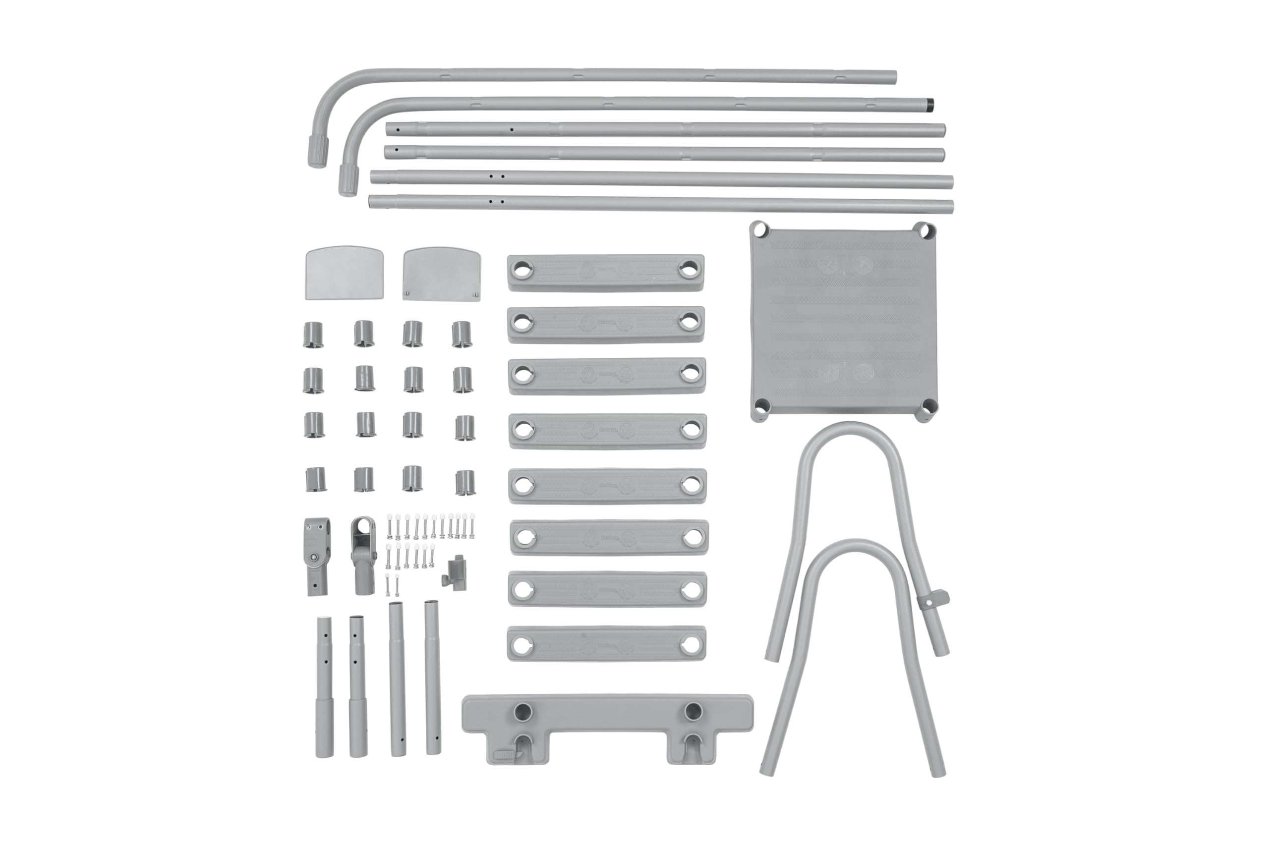 Echelle de sécurité 2x4 marches avec Plateforme pour Piscine 132 cm