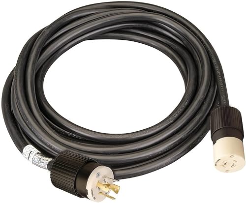 Reliance - Cable de alimentación para generador, 30 amperios, 125 voltios, 20 pies. Número de modelo PC3120