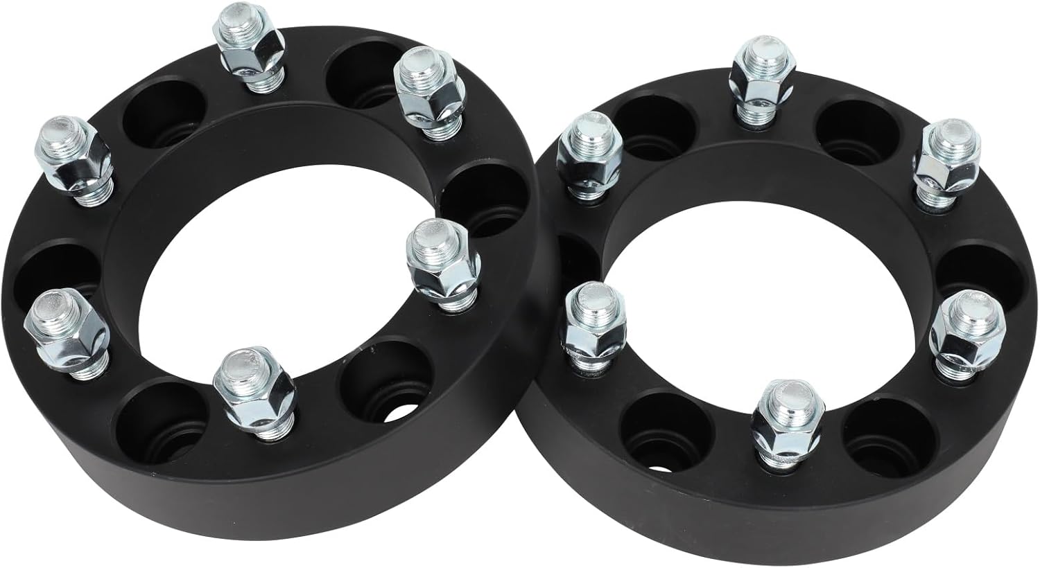 ECCPP 4PCS change bolt pattern from 6x5.5 to 6x135 Wheel Adapters Lug Centric 1.5" 6 Lug 14x1.5 108mm for Express 1500 2003-2014 for Express 2500 2002-2019 for Sierra 1500 1999-2023(Only 6x135 Wheels)