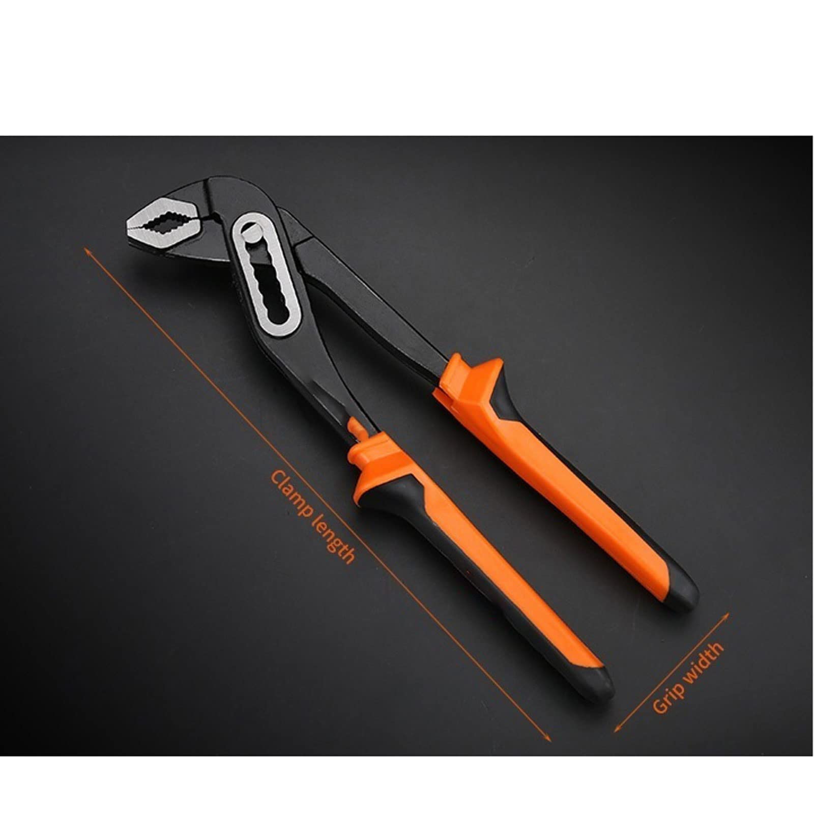 JINGYAN Alicates universales Heavy Duty Quick Pipe Wrench Large Opening Universal Adjustable Water Clamp Plumber Hand Tools