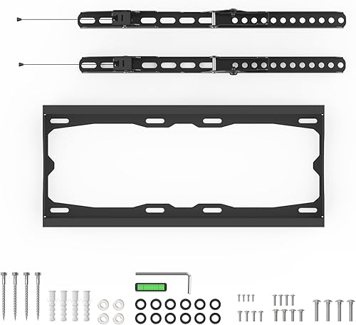 Miniatura 7 de GRIFEMA GB1007-4 Soporte de pared para TV de 26-65", hasta 121.3 lbs, soporte de TV universal y inclinable, VESA máximo 15.748x15.748 in, soporte de