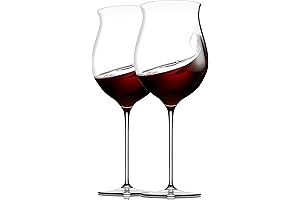 Extra Large Crystal Red Wine Glasses with Stem - 32oz Wine Glasses Set of 2