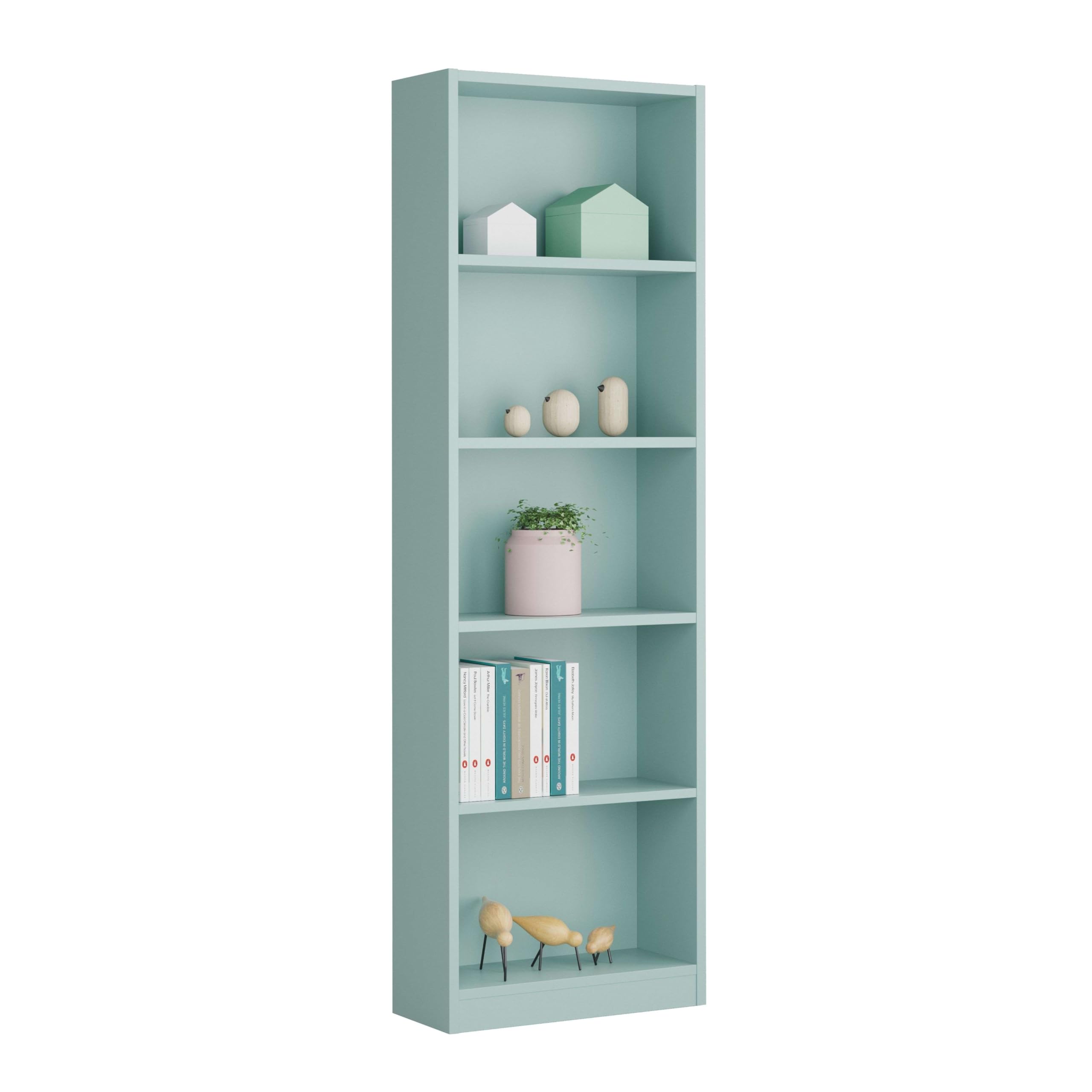 Miroytengo Dormitorio Completo para Habitación Juvenil o Infantil en Color Verde y Blanco con un Somier Incluido