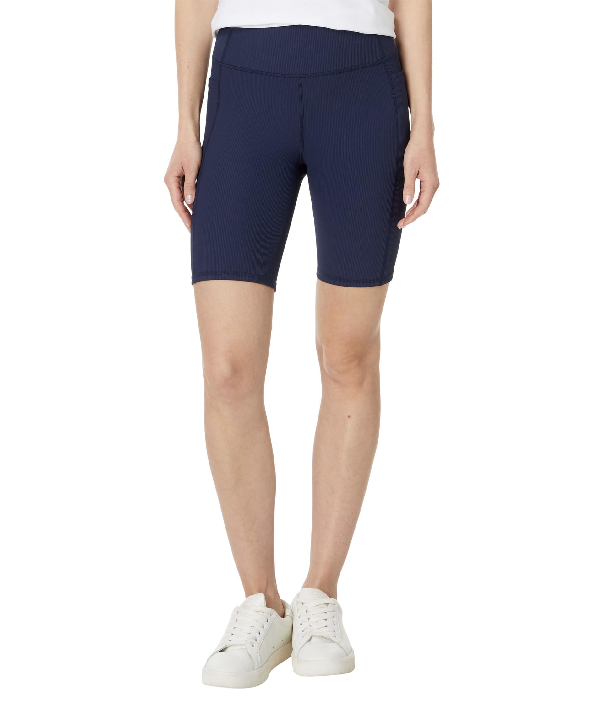 Skechers Women's Go Flex Rib HW 8" Bike Short White M