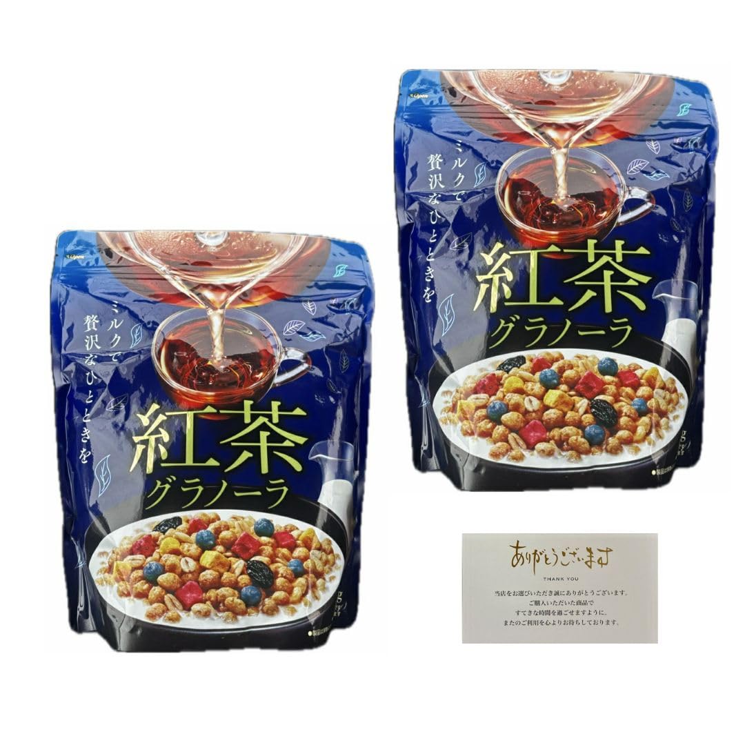 紅茶グラノーラ　大袋　４３０グラム×８袋　セット　まとめ売り Amazon.co.jp: 【販路限定】紅茶グラノーラ ミルクで贅沢なひとときを