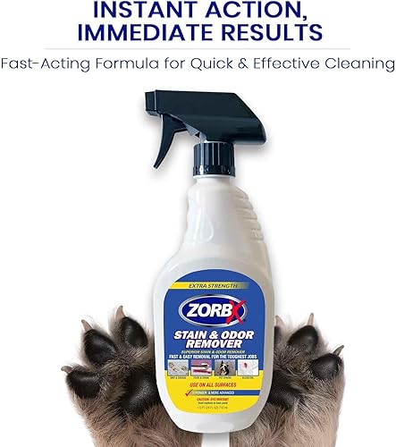Miniatura 6 de ZORBX Spray removedor de manchas y olores extrafuerte deshazte de olores desagradables y manchas no deseadas al instante Limpiador de alfombras