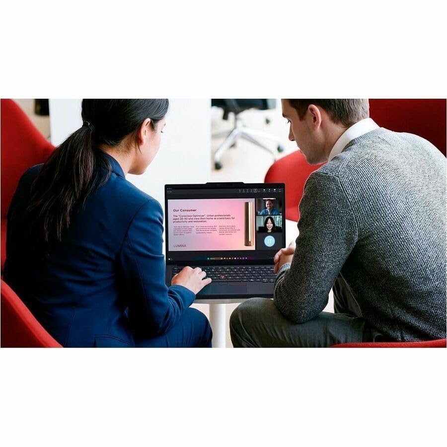 Image of Lenovo ThinkPad T14 Gen 7 21WN00CJUS 14 inch Copilot+ PC Notebook - WUXGA - 60 Hz - Intel Core Ultra 5 Series 3 335-32 GB - 512 GB SSD - English Keyboard - Black - Intel Chip - 1920 x 1200 - Windows 11