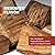 Camp Chef Premium Hardwood Chunks - Wood Chunks for Smoking & Outdoor Grilling - Compatible with Pellet Grills, Smokers & Barbecues - Made in The USA - Mesquite, 432 cu in