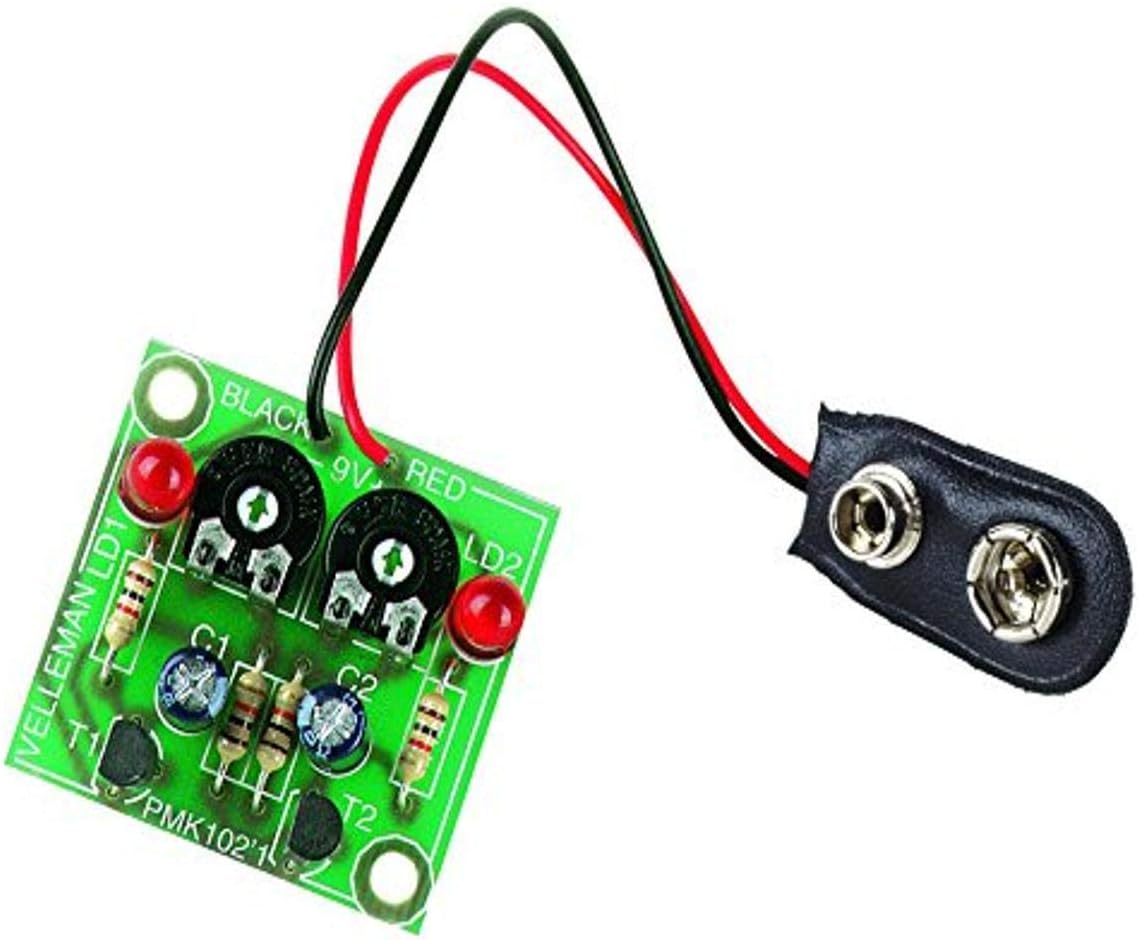 Velleman MK102 Mini Kits Flashing LEDs, Multi-Colour