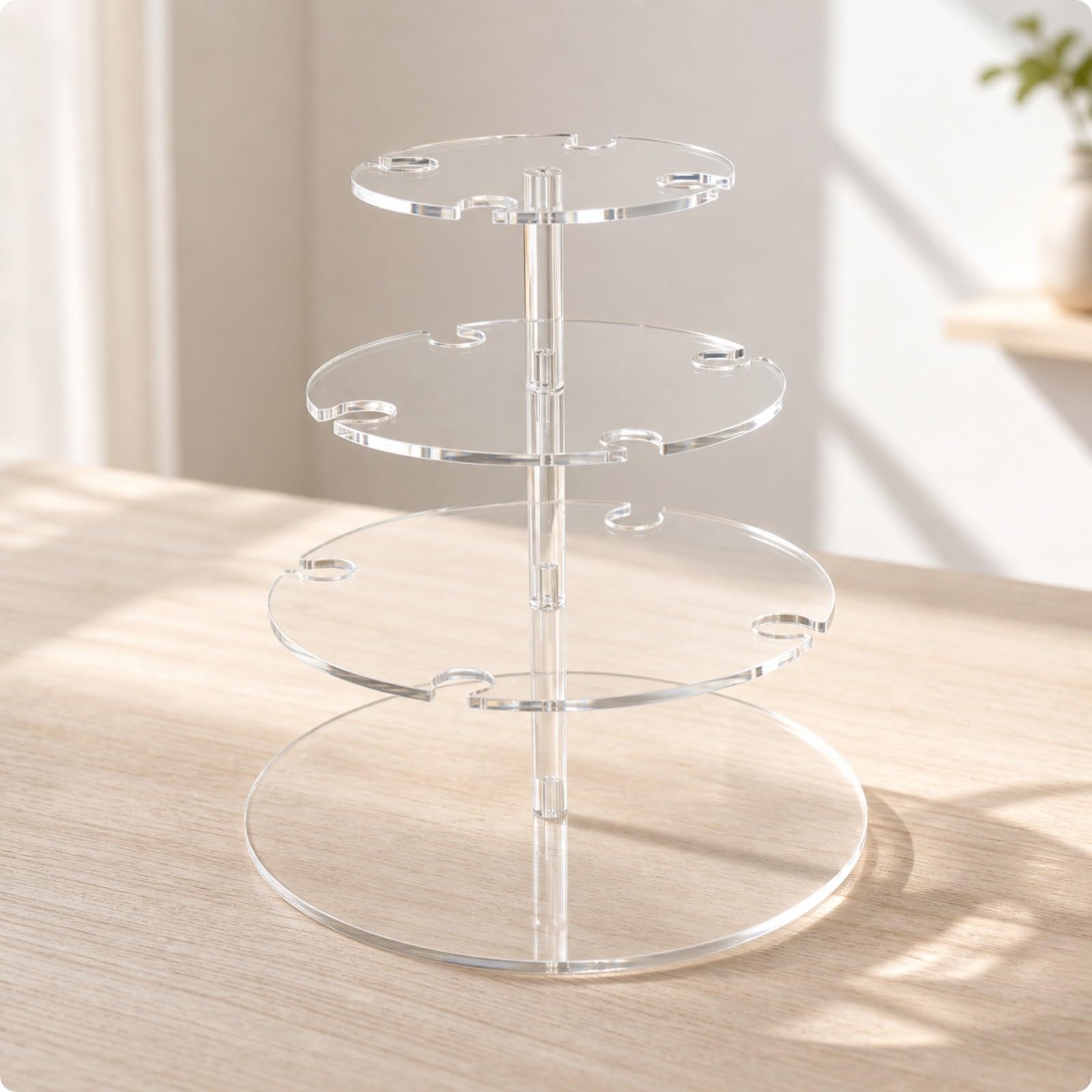 Porte-Verres à Pied en Acrylique Compact, 40