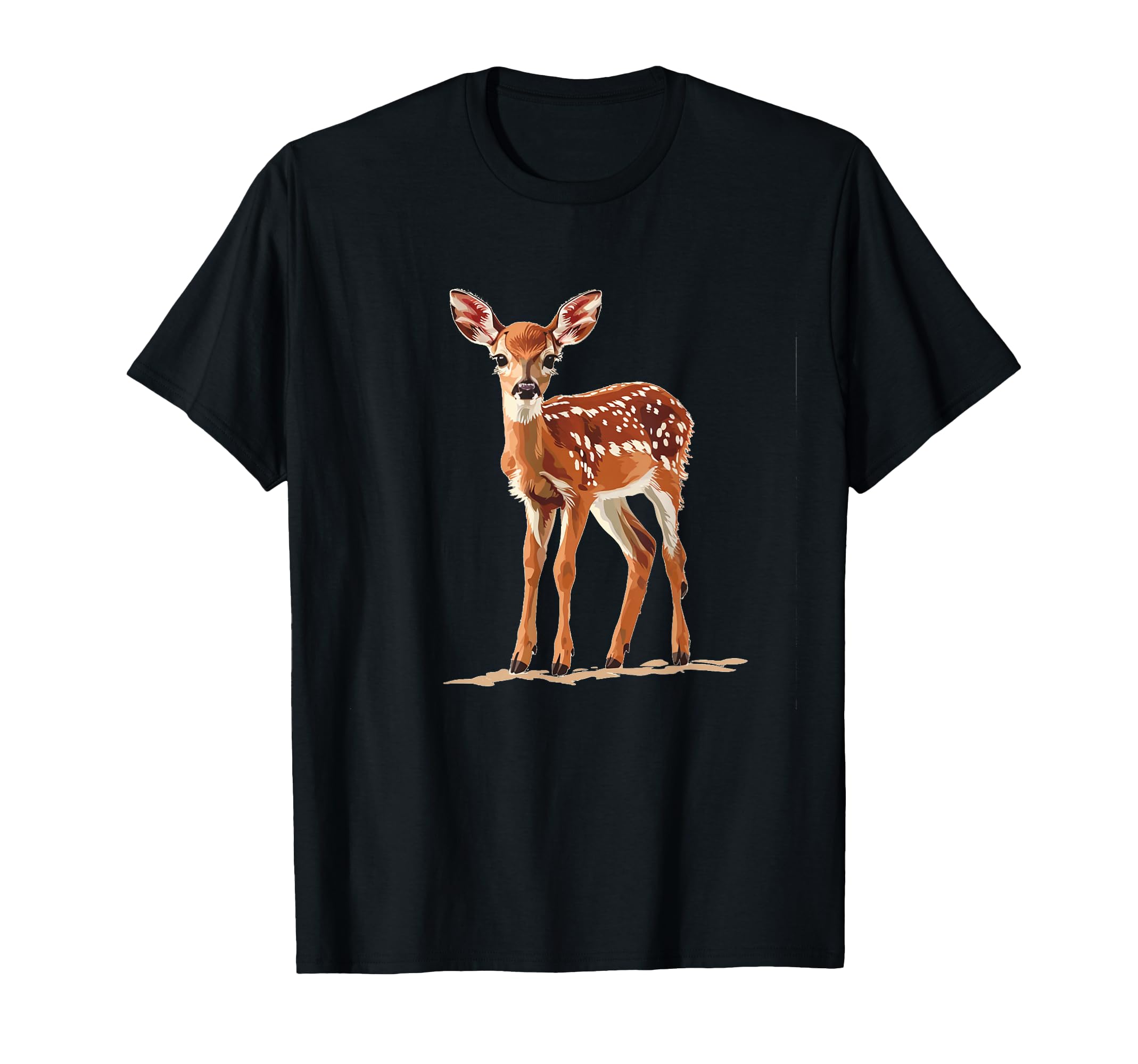 Happy Deer Fawn Animal T-Shirt