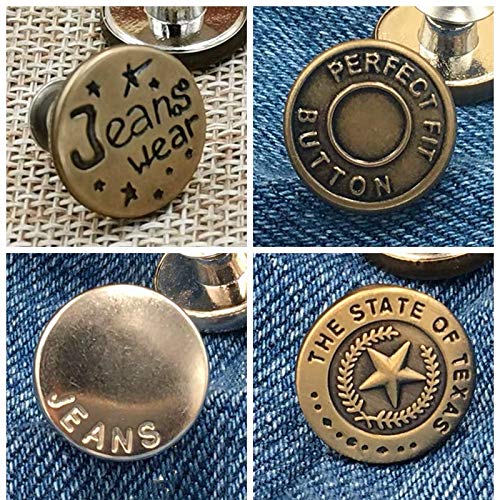 Taoqiao [Upgraded] 8 Sets Perfect Fit Instant Button, Adjustable Jeans Button Instant, 1 inch Buttons Adds Or Reduces an Inch to Any Pants Waist in Seconds - Thumbnail 7