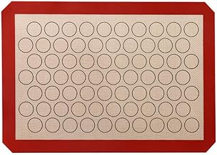 Esteiras de silicone para assadeiras, esteira de silicone para assar macarons esteira de forno forro de folha de biscoito folha de biscoito esteira de silicone esteira de torta esteira de silicone par