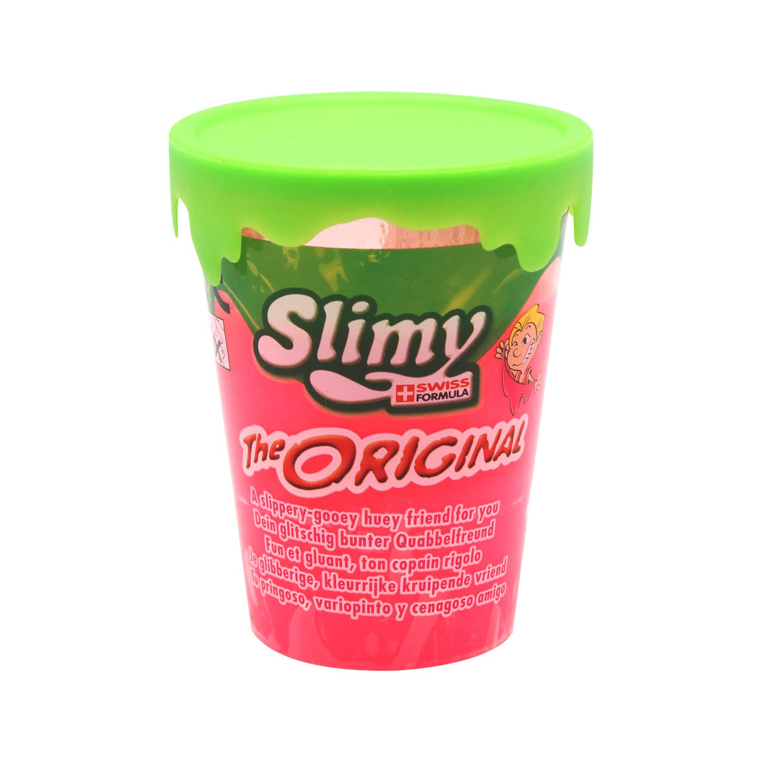 SLIMY Mega Stretchy in blu - Original Slimy Mega Slime, 500 g, per bambini, con slime estremamente