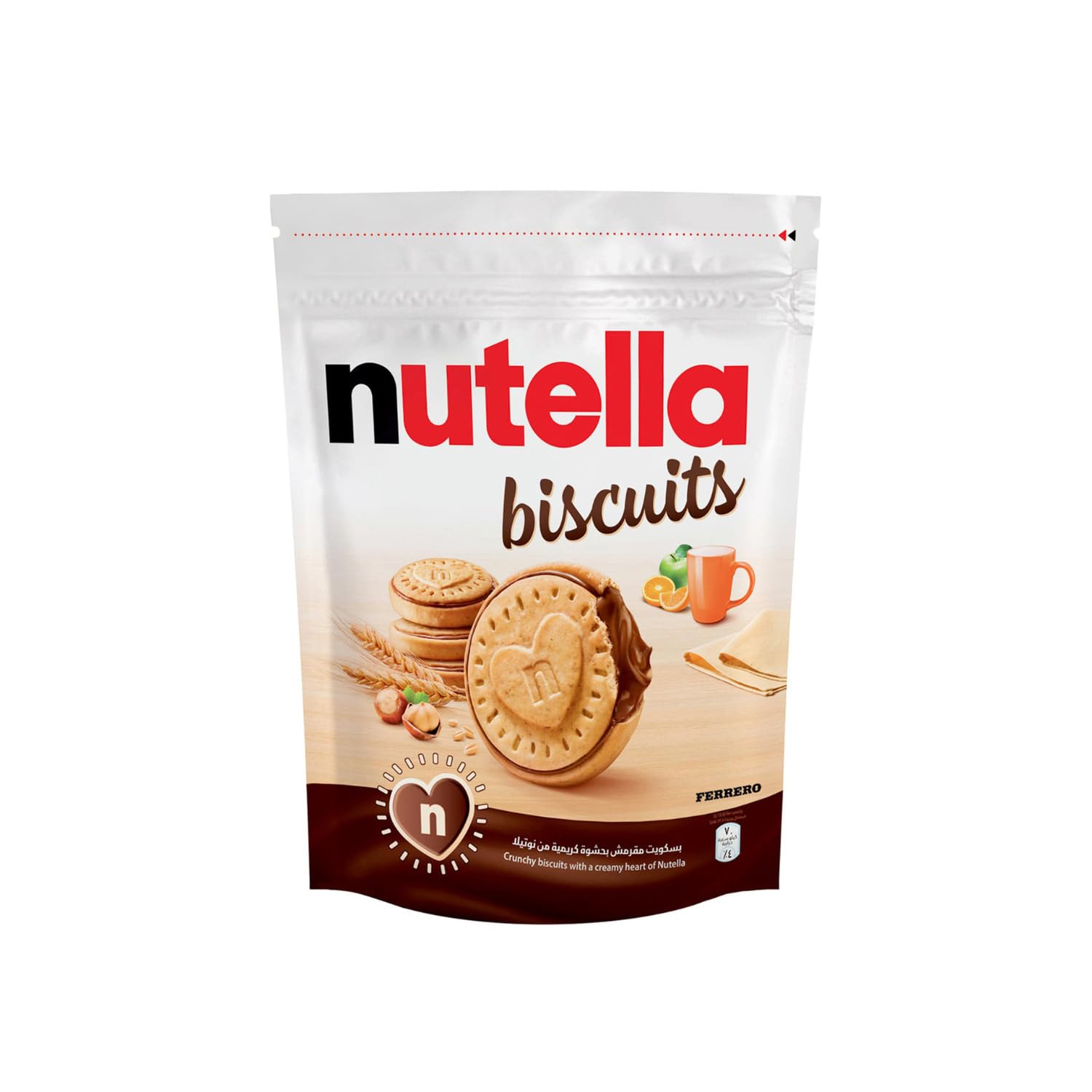 Nutella Ferrero Biscuits, 304G, White & Brown - Chocolate, Chocolate, Ounces-image-27