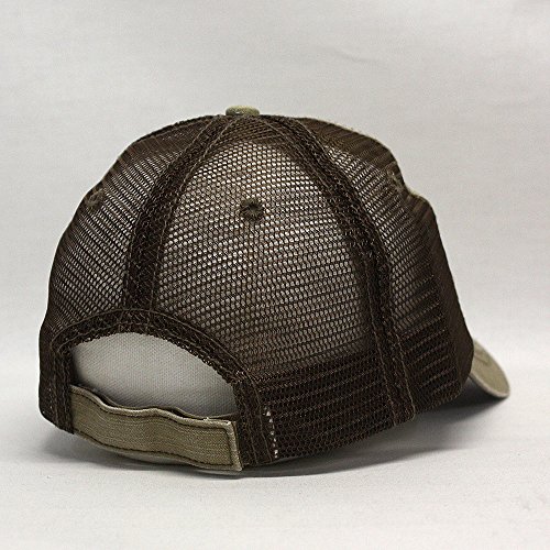 Image of The Vintage Year Distressed Cotton Unstructured Soft Mesh Breathable Adjustable Dirty Wash Dad Hat Trucker Baseball Cap