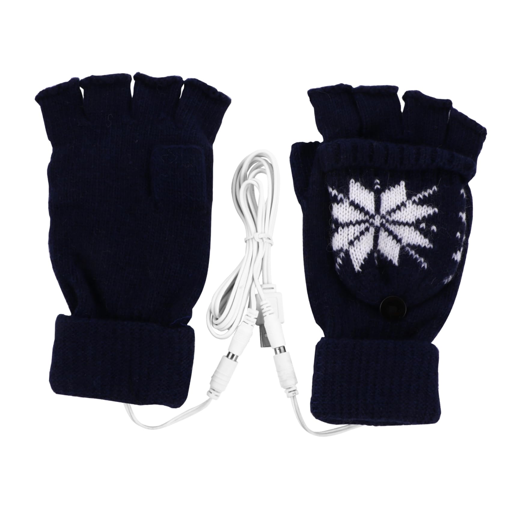 Guantes calefactables USB evitan manos frías al usar el teclado 8