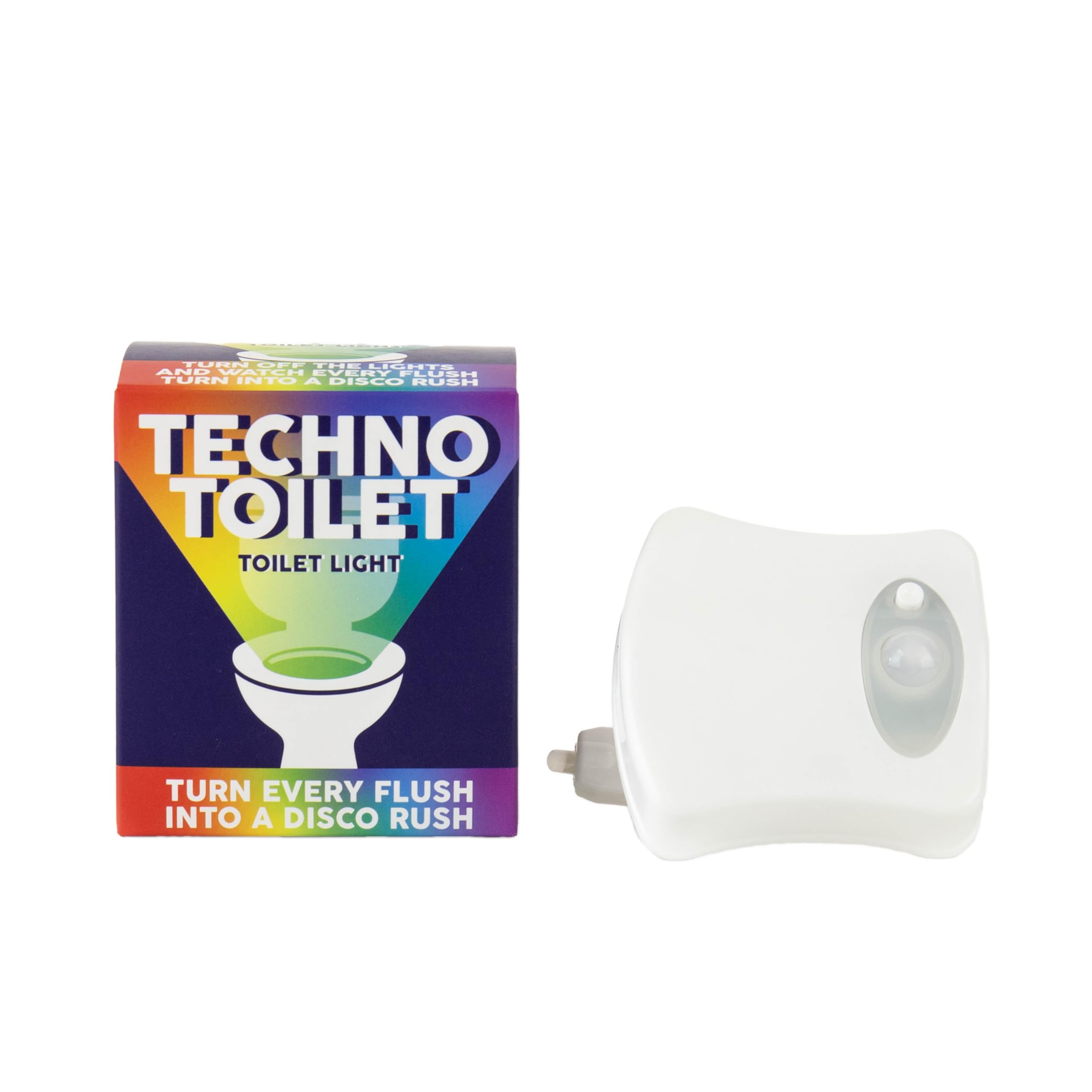 Gift Republic  Blue Techno Toilet Light, Sports Direct