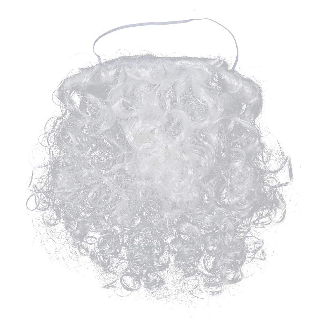 Salvus APP SOLUTIONS Santa Claus Beard and Moustache Set Christmas Decorative Costume Accessory Cosplay Fancy Dress ( 1 PC)