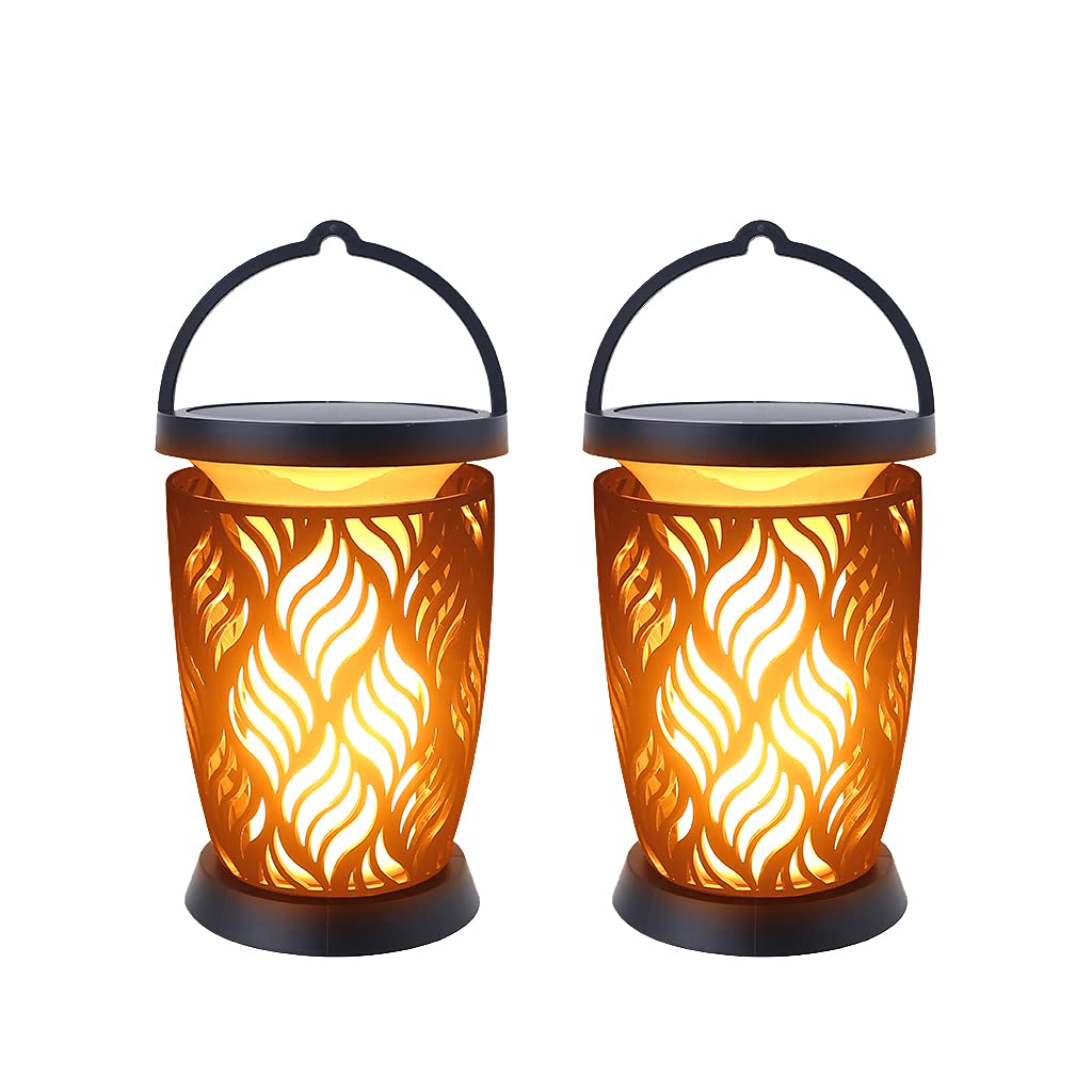 CATSRE مصابيح Xuebai تعمل بالطاقة الشمسية مع 96 حبة مصباح مع تأثير اللهب المتذبذب تلقائي تشغيل/إيقاف الغبار للفجر في الهواء الطلق مصباح LED مقاوم للماء أبيض