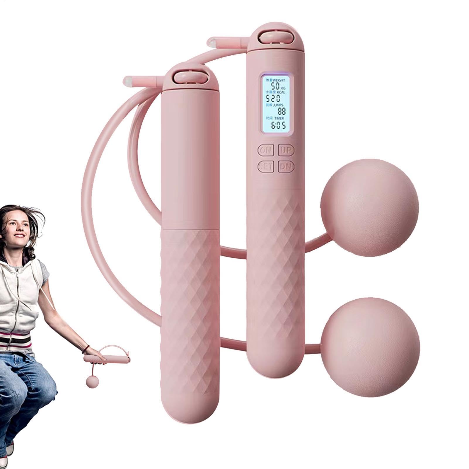 Cuerda para saltar con conteo digital que soluciona la falta de espacio 8