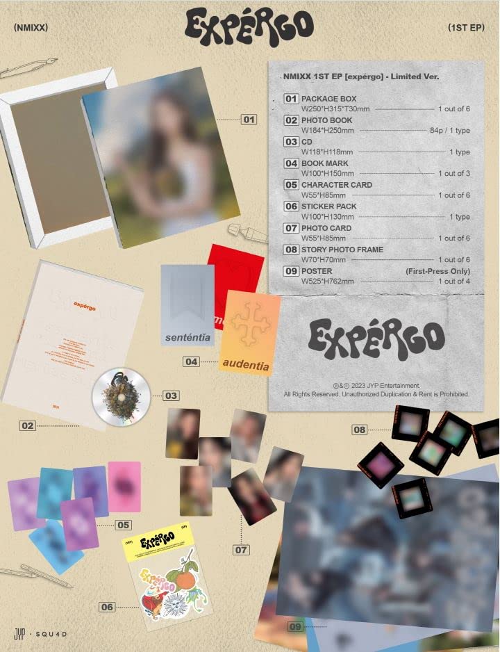 Amazon.co.jp: [ LIMITED VER. ] NMIXX - 1ST EP [ EXPERGO ] 韓国盤 