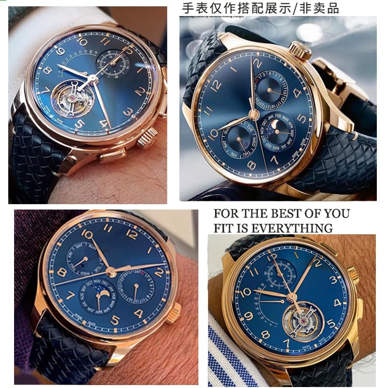 Bracelet montre cuir pour IWC IW500713 remplace votre boucle usée - 5