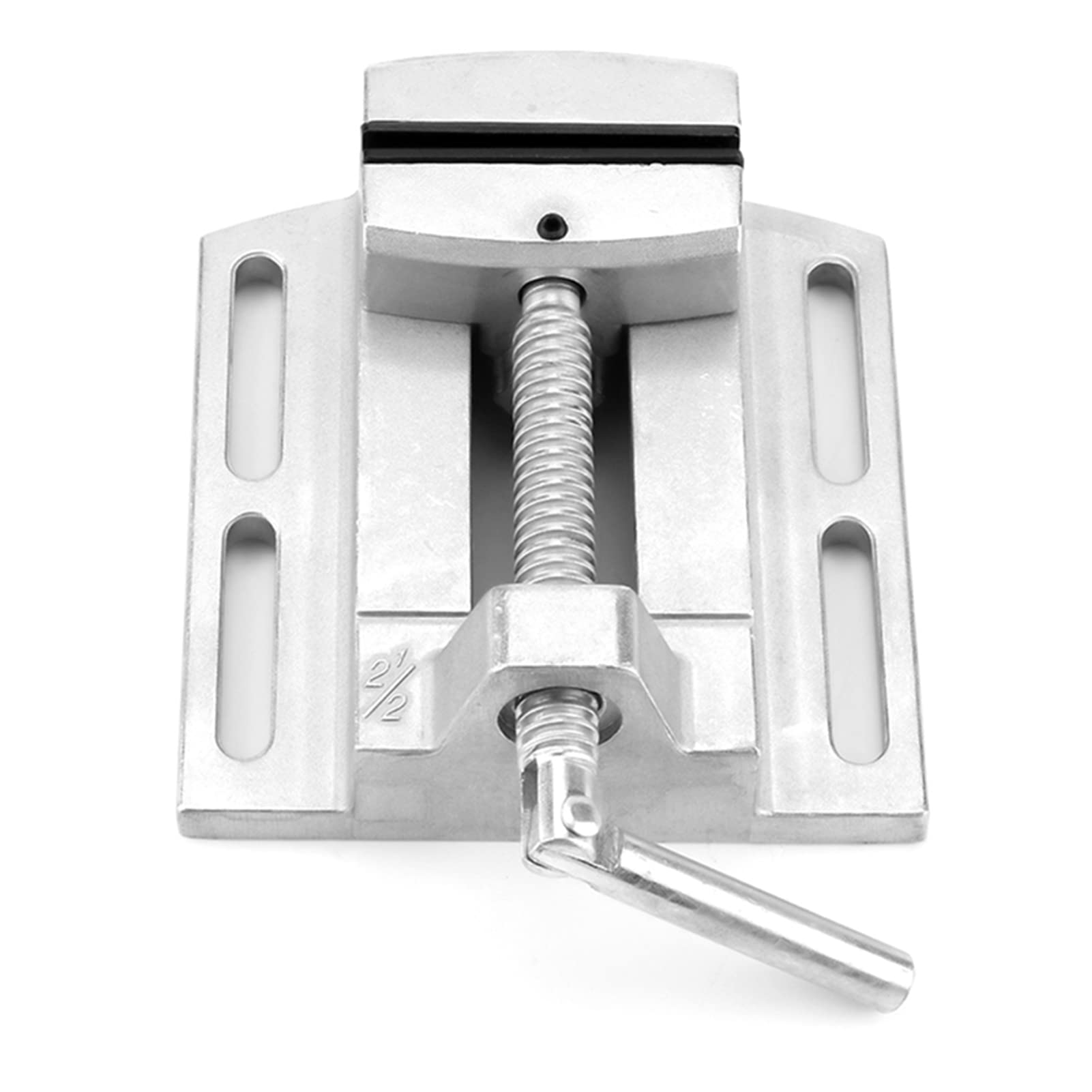 Morsa da banco industriale per trapano, robusta e di alta qualità, 2,5 pollici; morsa per fresatura e foratura, corpo in alluminio con base rettificata di precisione, design