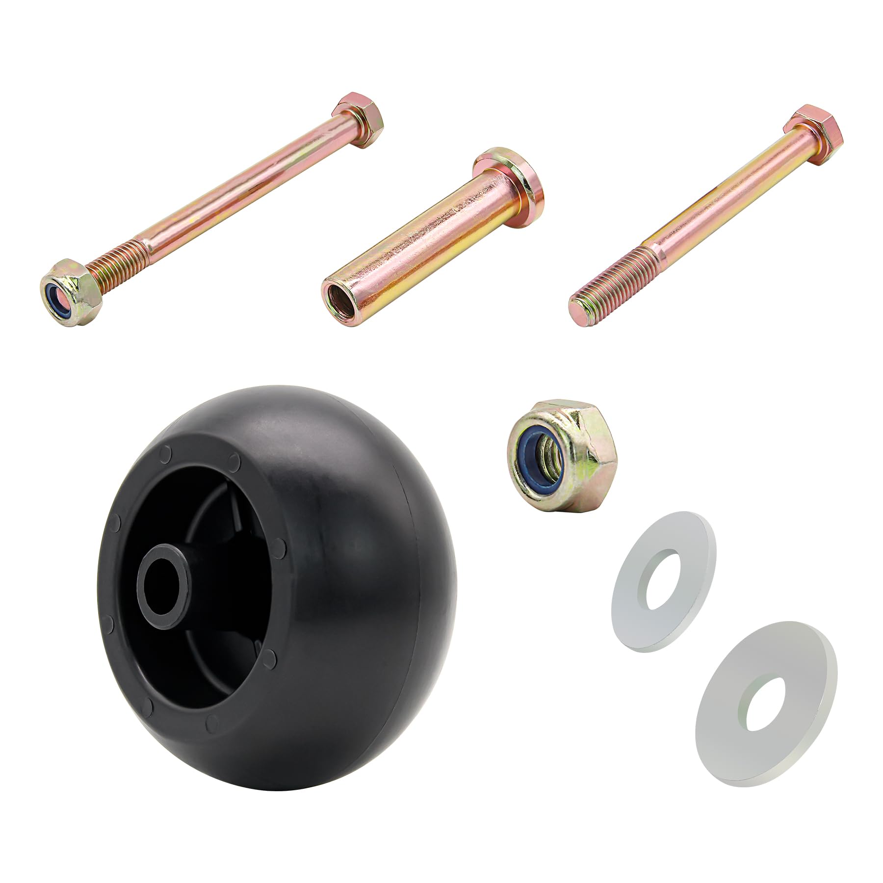 Kit De Ruedas De Cubierta Para Cortacésped Exmark (4 Piezas) – Reemplaza 103-3168, 103-4051, 1-603299 (Marca RUSSO)
