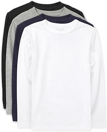 The Children's Place Boys' Basic Layering Long Sleeve Tee