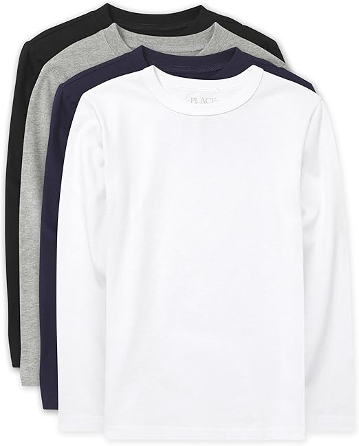 The Children's Place Boys' Basic Layering Long Sleeve Tee