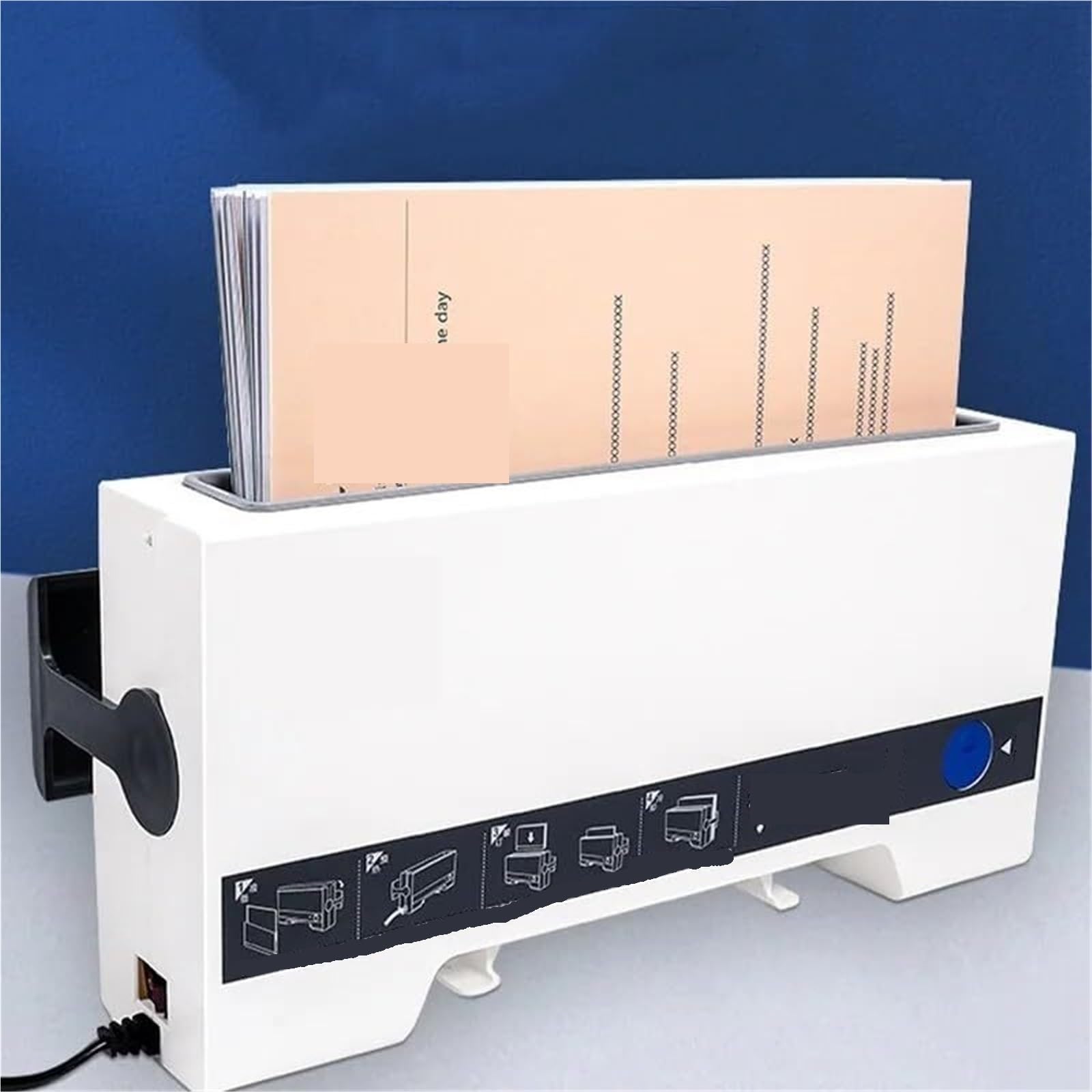 Máquina encuadernadora, Máquina De Encuadernación Con Adhesivo Termofusible A4, Versión Estándar Pequeña Para Uso En Oficina Y Hogar, Fácil