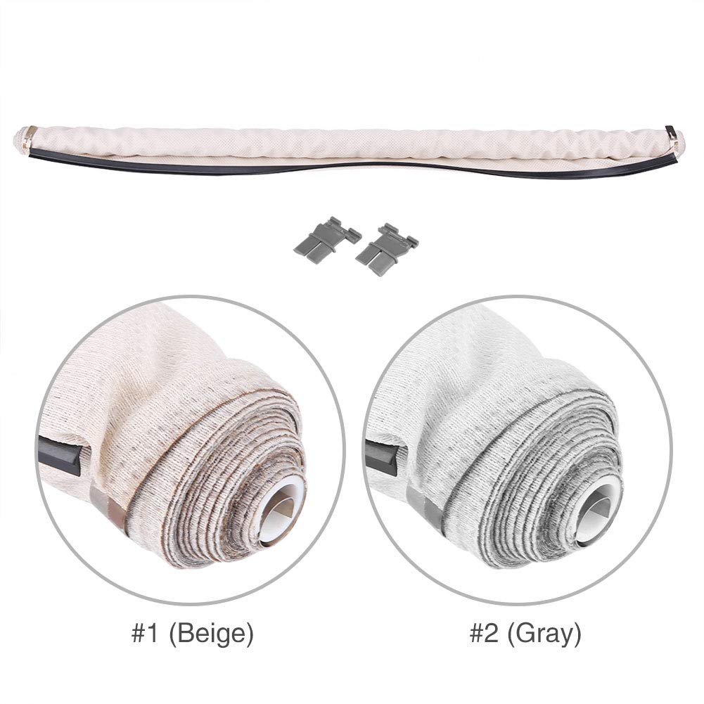 Qiilu Pare- de Pare-Brise de Toit ouvrant de Voiture, Rideaux de Pare- obturateur de Lucarne Protection Solaire Pare- Pare-Brise pour 1K9877307A(Gris)