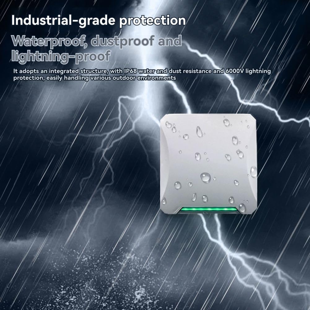 Lecteur RFID UHF Longue Portée 25 M, 860-960 MHz, Anti-Collision, Lecture Multi-Étiquettes 0-33, Relais ISO18000-6CISO18000-6B, SG218N