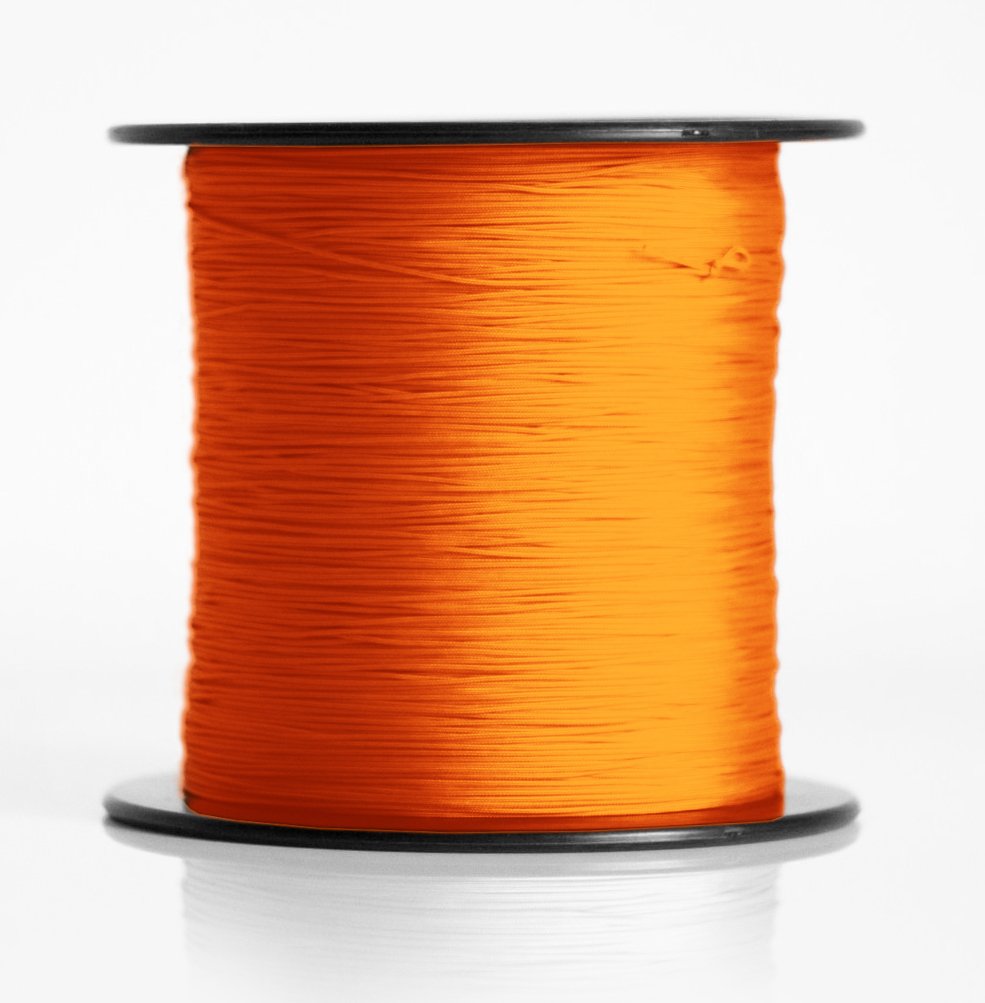 Schnur für Plissee, Rollo, Jalousette 0,8 mm Spannschnur Plisseeschnur zubehör (Orange, 100 Meter)