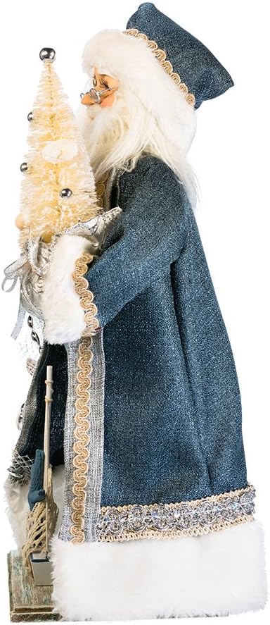 Kurt S. Adler, Inc. KK0025 Kurt Adler 18" Kringle Klaus Nautical Santa with Tree Figure