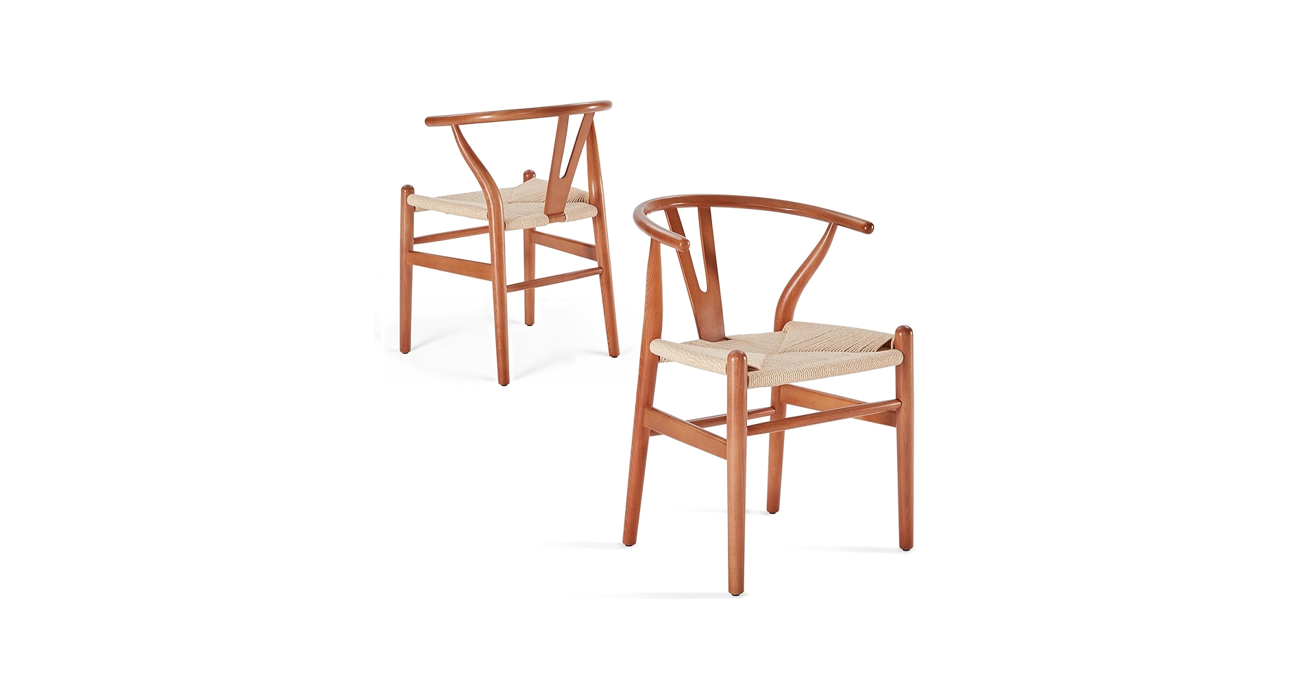 Amazon.com - STARY Wood Wishbone Dining Room Chairs Mid