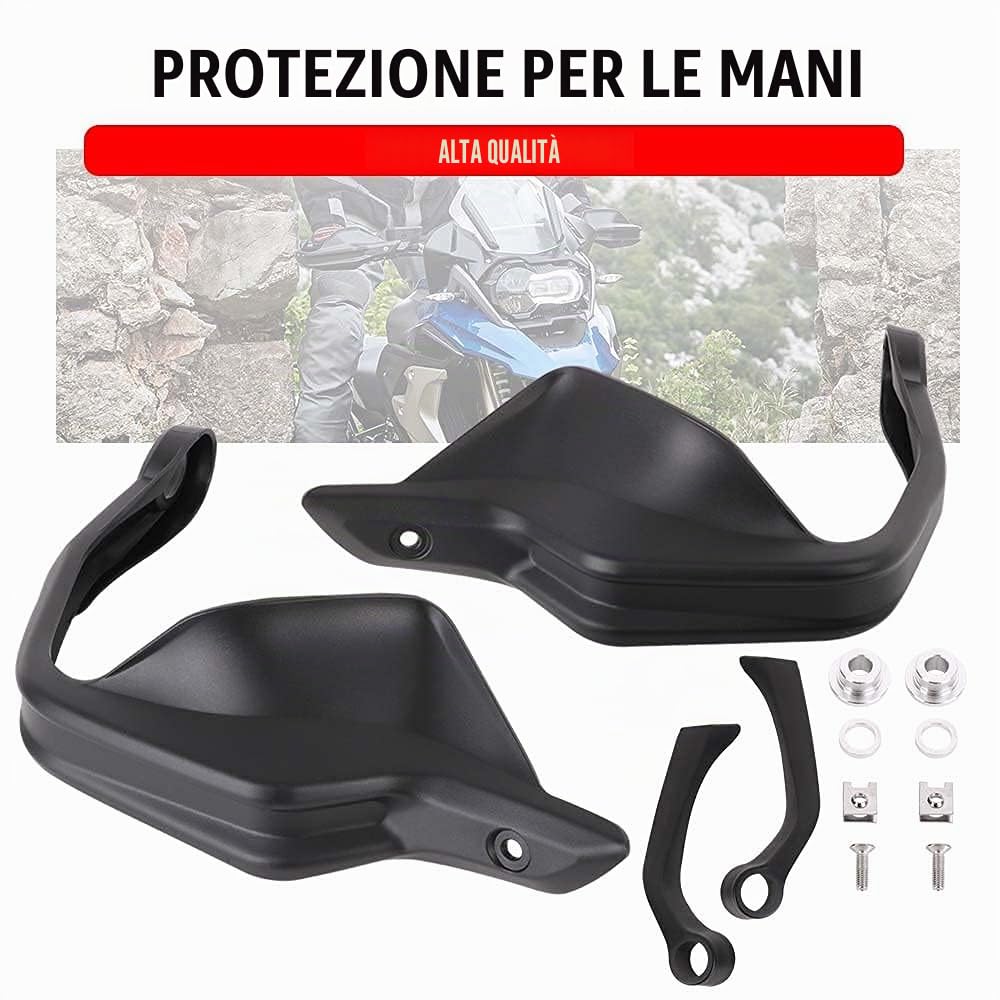 Anxin Protezione per mano in plastica ABS per moto S1000XR F800GS R1200GS R1200GS LC 2013-2018 R1250GS/ADV 2018 2019 Nero